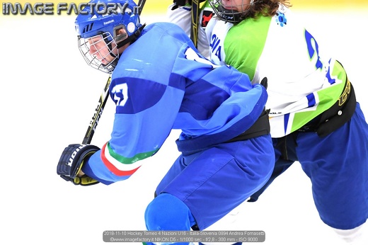 2018-11-10 Hockey Torneo 4 Nazioni U16 - Italia-Slovenia 0894 Andrea Fornasetti
